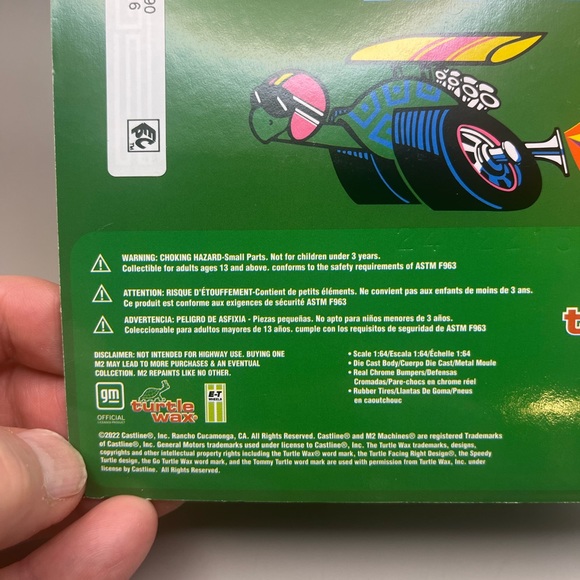 5377-PTT Green Turtle Wax ‘67 Chevy NOVA "SS"  w/ Rubber Tires M2 Auto Drivers - Picture 8 of 11